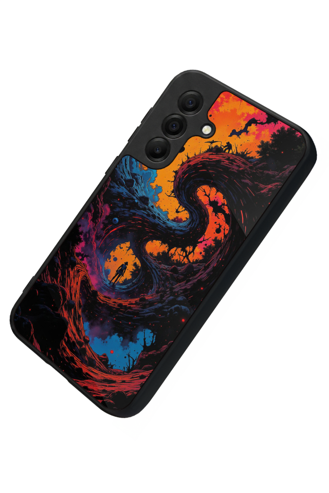 Samsung Galaxy A17 Uyumlu Abstract Tasarımlı Glossy Premium Kılıf