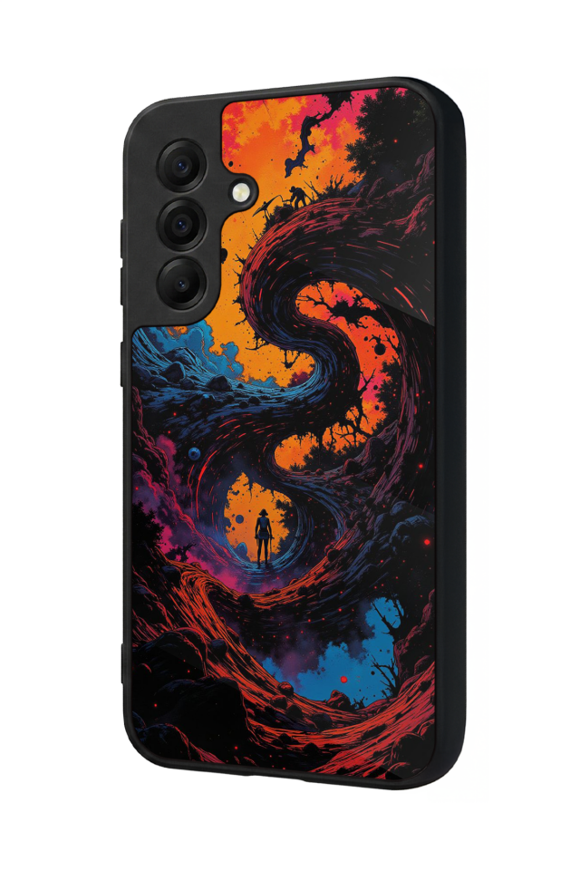 Samsung Galaxy A17 Uyumlu Abstract Tasarımlı Glossy Premium Kılıf