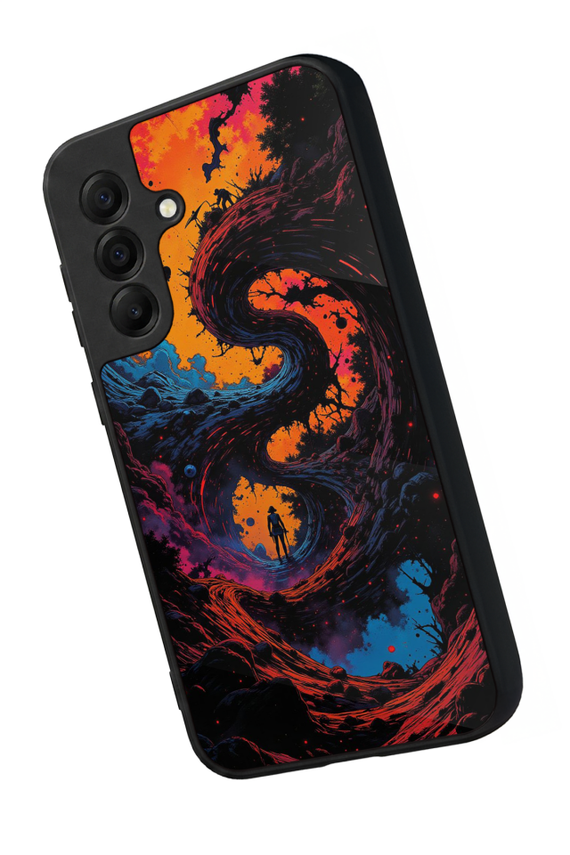 Samsung Galaxy A17 Uyumlu Abstract Tasarımlı Glossy Premium Kılıf
