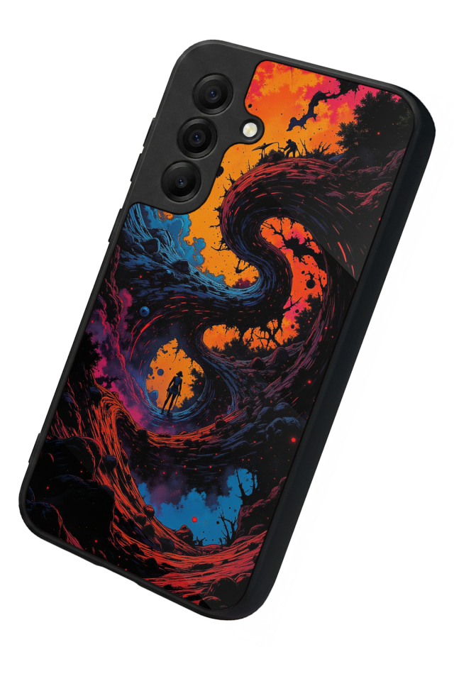 Samsung Galaxy A17 Uyumlu Abstract Tasarımlı Glossy Premium Kılıf