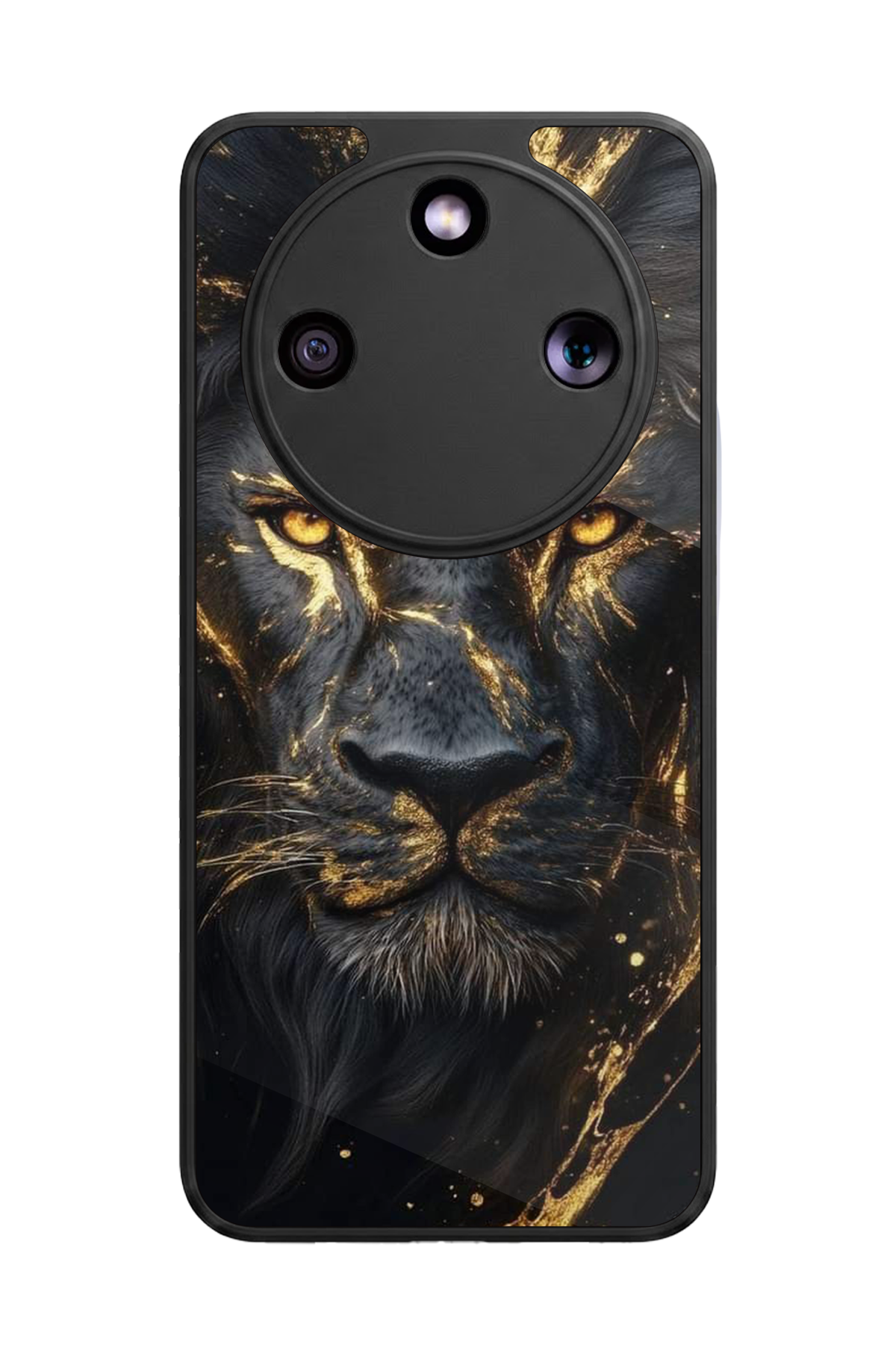 Honor Magic 8 Lite Uyumlu Aslan Tasarımlı Glossy Premium Kılıf