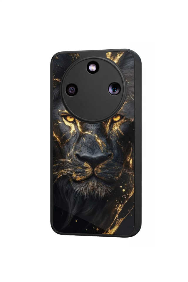 Honor Magic 8 Lite Uyumlu Aslan Tasarımlı Glossy Premium Kılıf