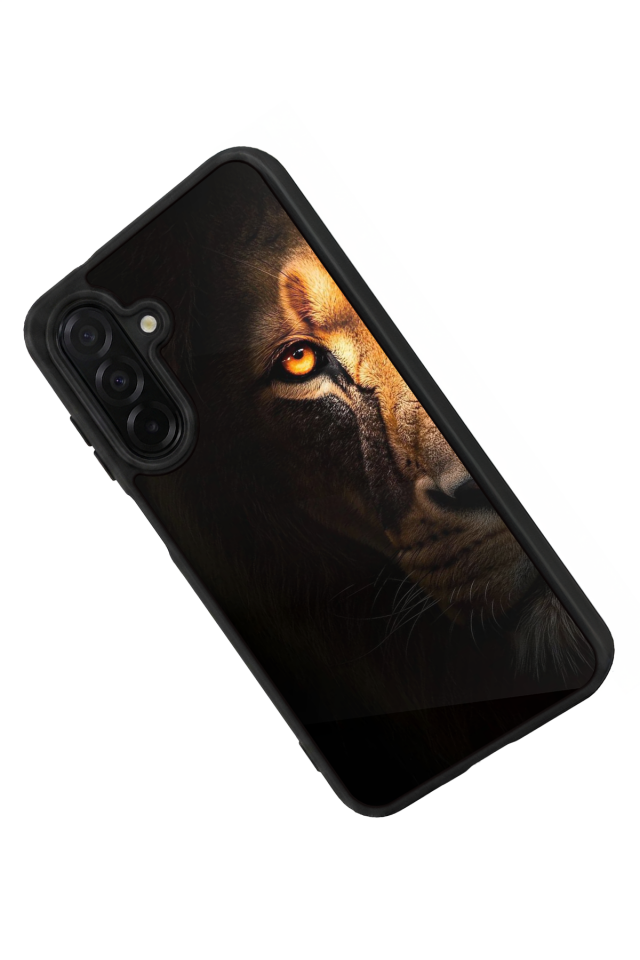 Samsung Galaxy A36 Uyumlu Aslan Tasarımlı Glossy Premium Kılıf
