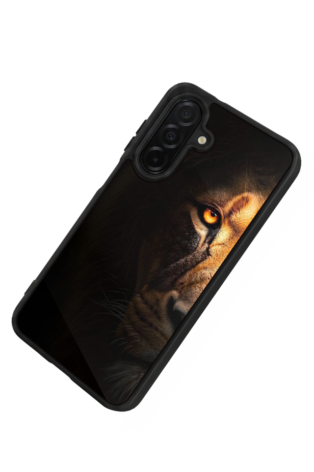 Samsung Galaxy A36 Uyumlu Aslan Tasarımlı Glossy Premium Kılıf