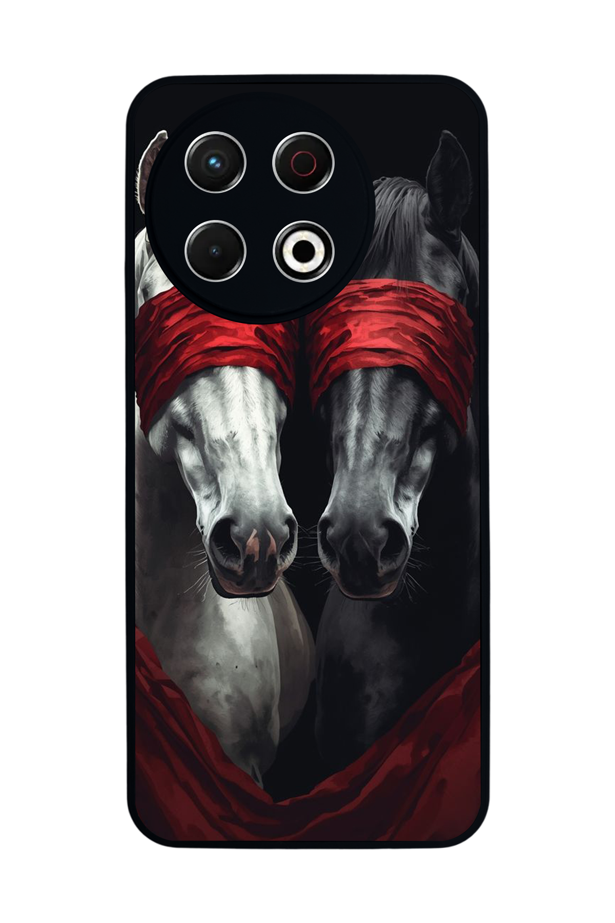 Tecno Spark 30 Pro Uyumlu At Horse Tasarımlı Glossy Premium Kılıf