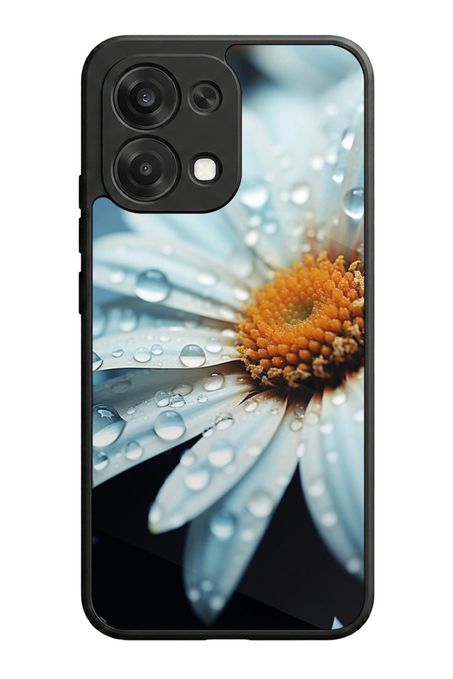 Oppo A6 Pro Uyumlu Cicek Tasarımlı Glossy Premium Kılıf