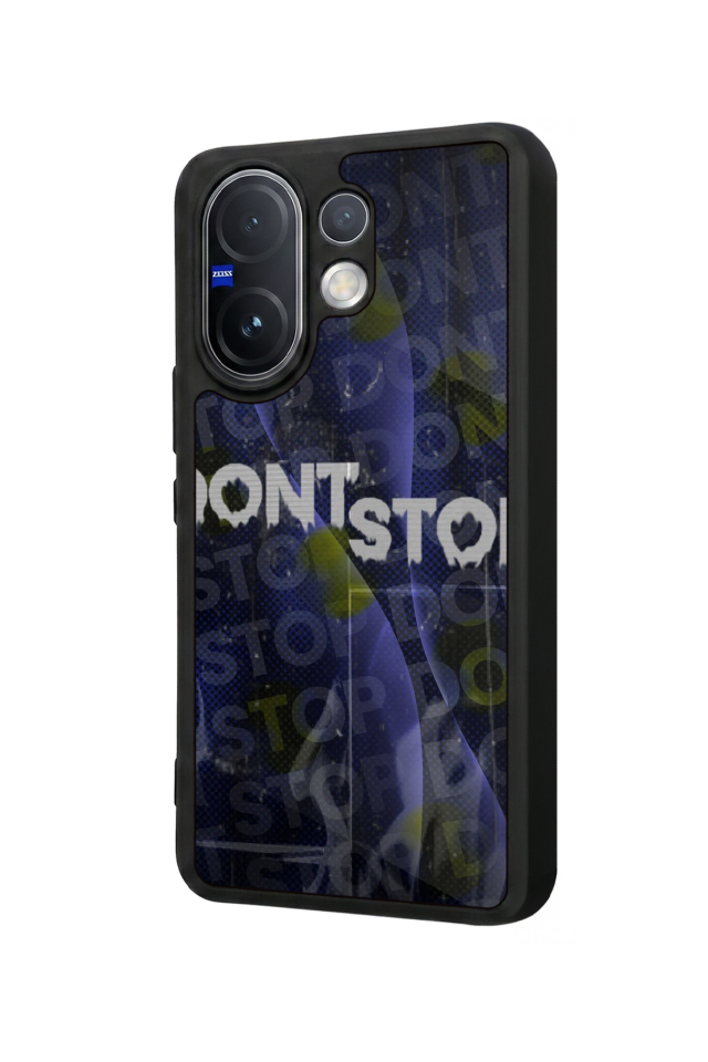 Vivo V60 Uyumlu Dont Stop Tasarımlı Glossy Premium Kılıf