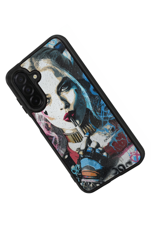 Samsung Galaxy A36 Uyumlu HarleyQueen Tasarımlı Glossy Premium Kılıf