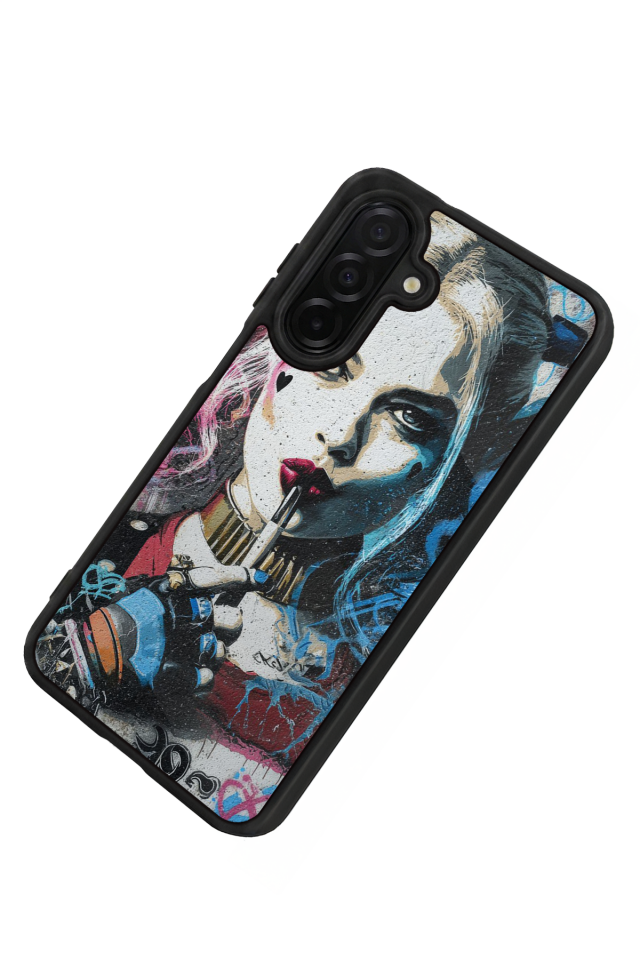 Samsung Galaxy A36 Uyumlu HarleyQueen Tasarımlı Glossy Premium Kılıf