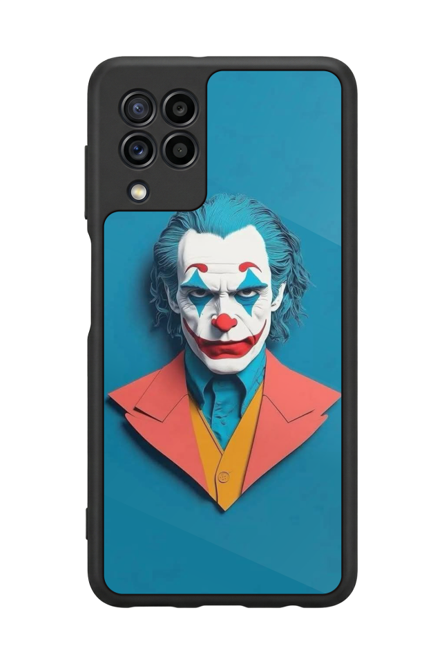 Samsung Galaxy M22 Uyumlu Joker Tasarımlı Glossy Premium Kılıf