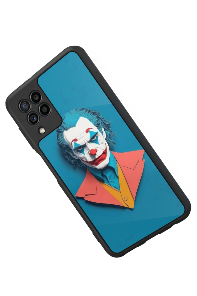 Samsung Galaxy M22 Uyumlu Joker Tasarımlı Glossy Premium Kılıf