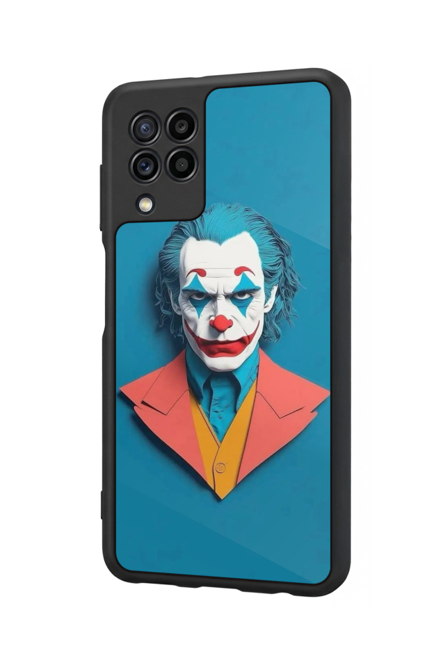 Samsung Galaxy M22 Uyumlu Joker Tasarımlı Glossy Premium Kılıf