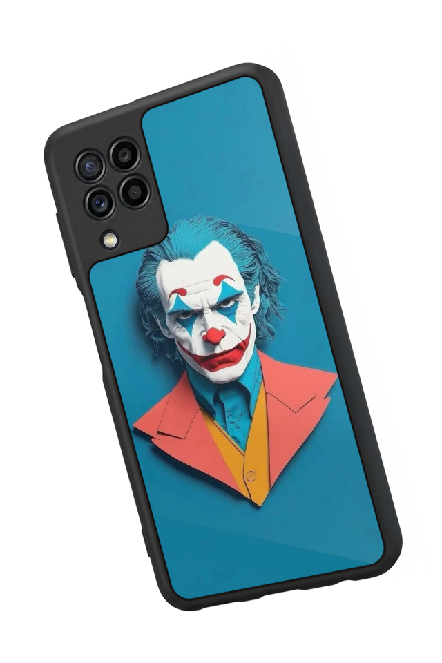 Samsung Galaxy M22 Uyumlu Joker Tasarımlı Glossy Premium Kılıf