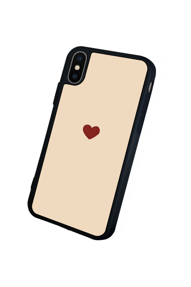 iPhone XS Max Uyumlu Kalp Love Tasarımlı Glossy Premium Kılıf
