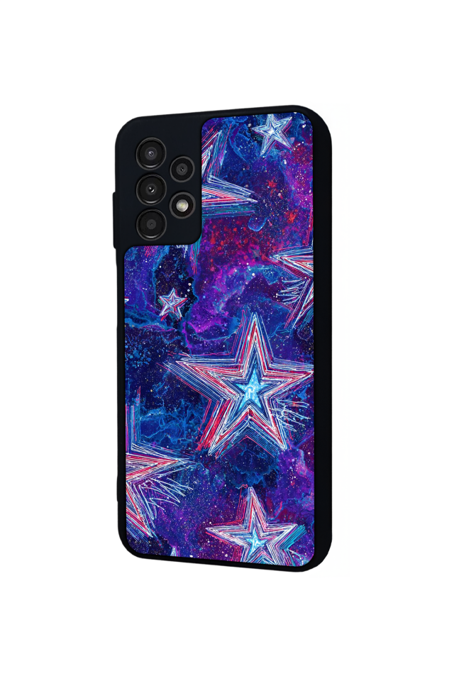 Samsung Galaxy A13 Uyumlu Retro Yildizlar Tasarımlı Glossy Premium Kılıf
