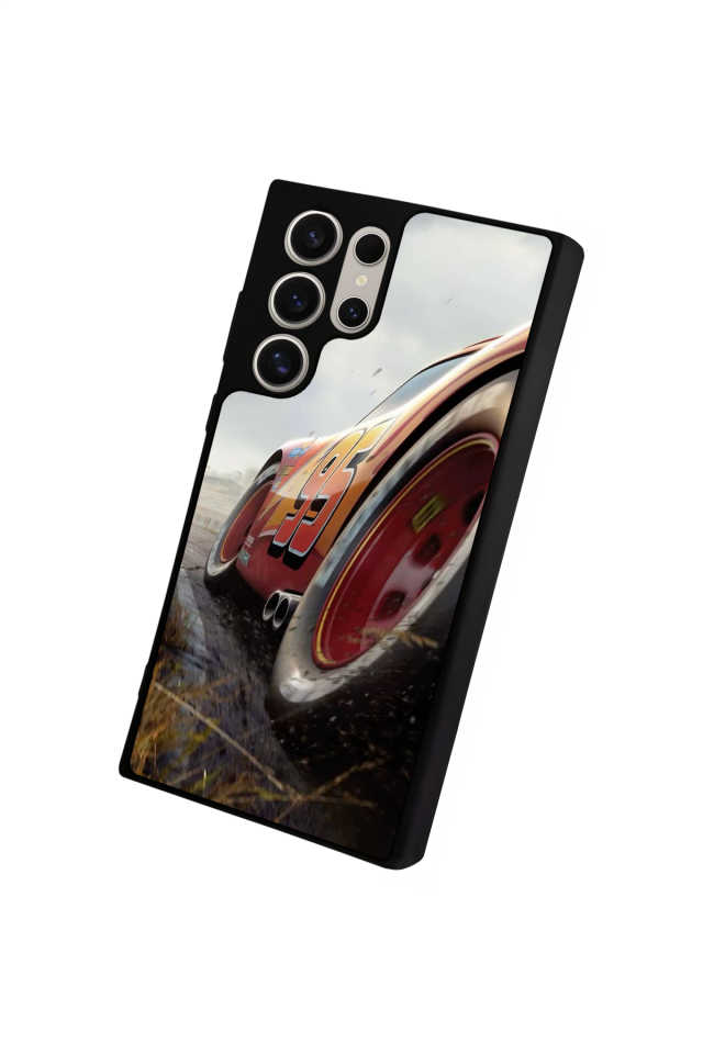 Samsung Galaxy S22 Ultra Uyumlu Şimsek McQueen Tasarımlı Glossy Premium Kılıf