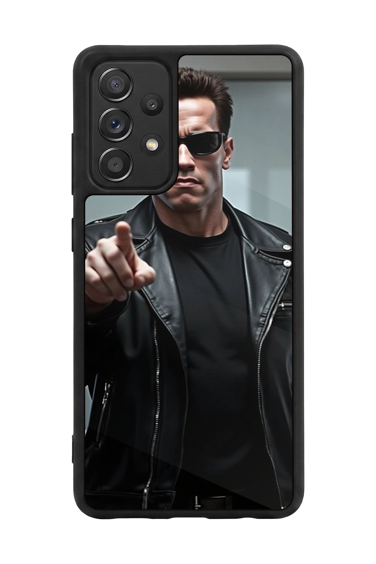 Samsung Galaxy A72 Uyumlu Terminator Tasarımlı Glossy Premium Kılıf