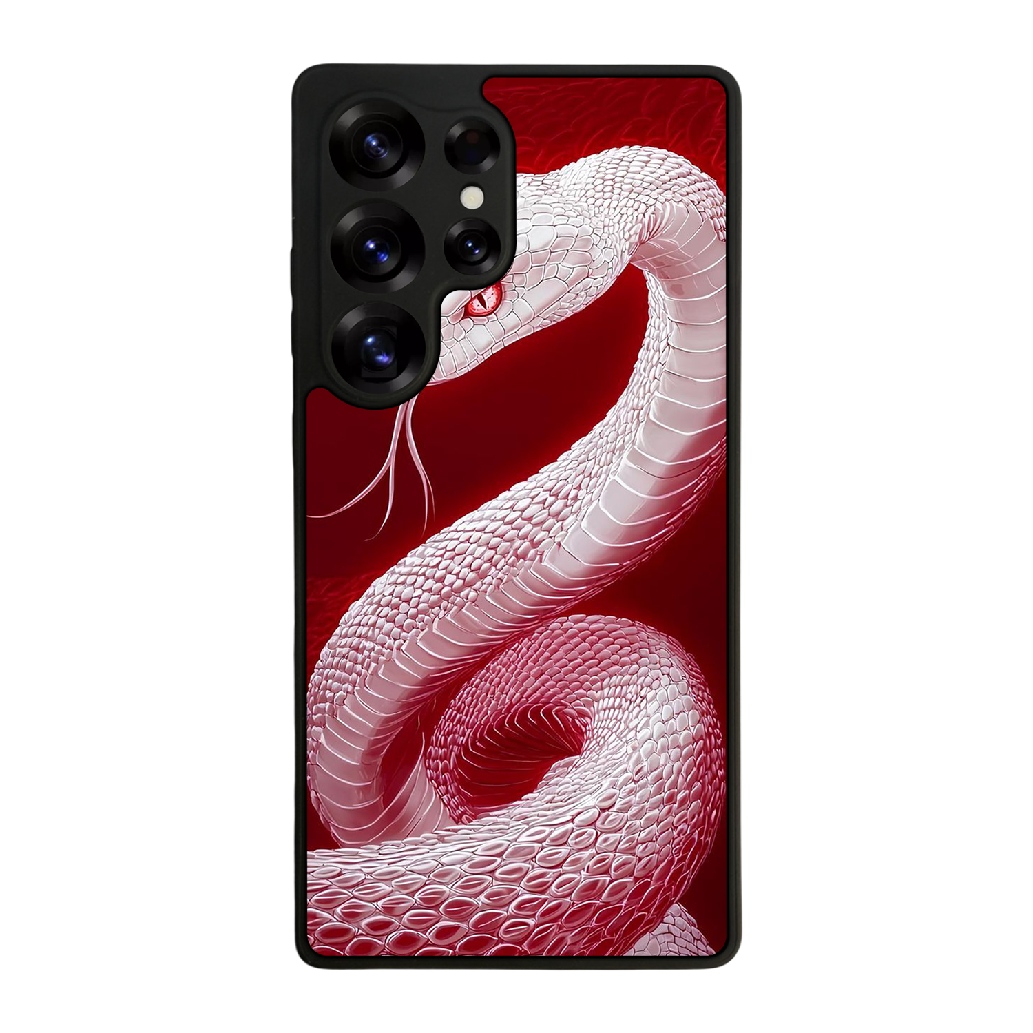 Samsung Galaxy S25 Ultra Uyumlu Yılan Tasarımlı Glossy Premium Kılıf