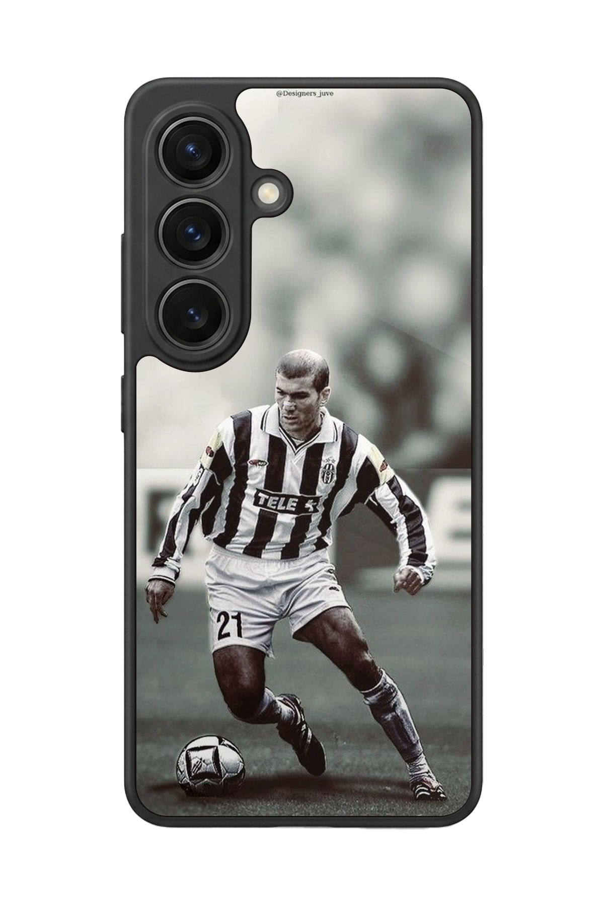 Samsung Galaxy S26 Uyumlu Zidane Tasarımlı Glossy Premium Kılıf