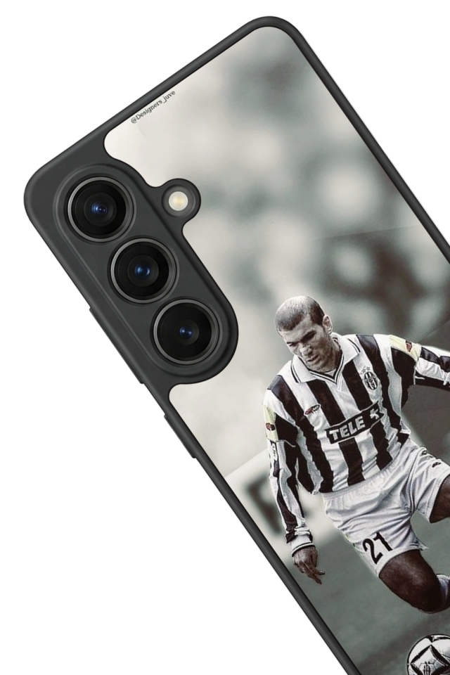 Samsung Galaxy S26 Uyumlu Zidane Tasarımlı Glossy Premium Kılıf