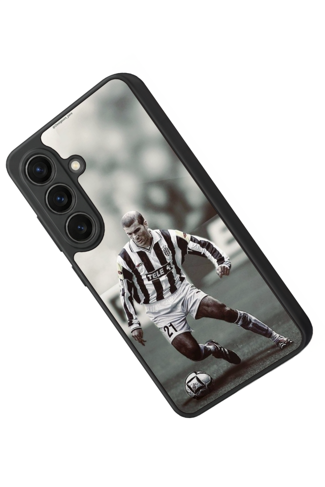 Samsung Galaxy S26 Uyumlu Zidane Tasarımlı Glossy Premium Kılıf