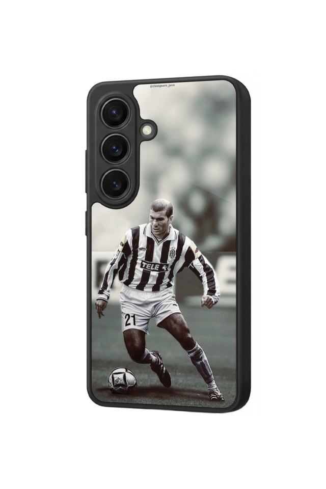 Samsung Galaxy S26 Uyumlu Zidane Tasarımlı Glossy Premium Kılıf