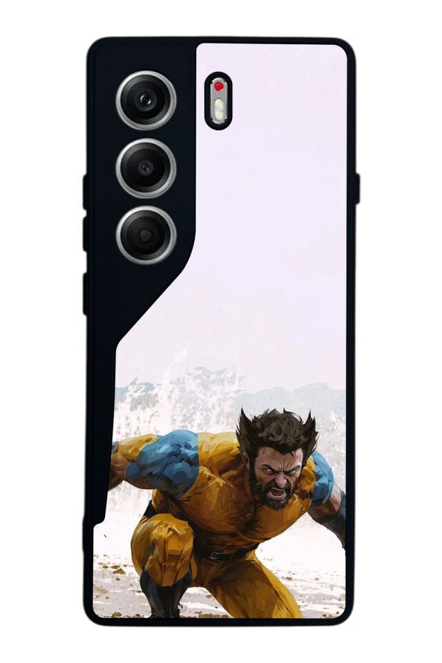 Tecno Camon 40 Uyumlu Wolverine Tasarımlı Glossy Premium Kılıf