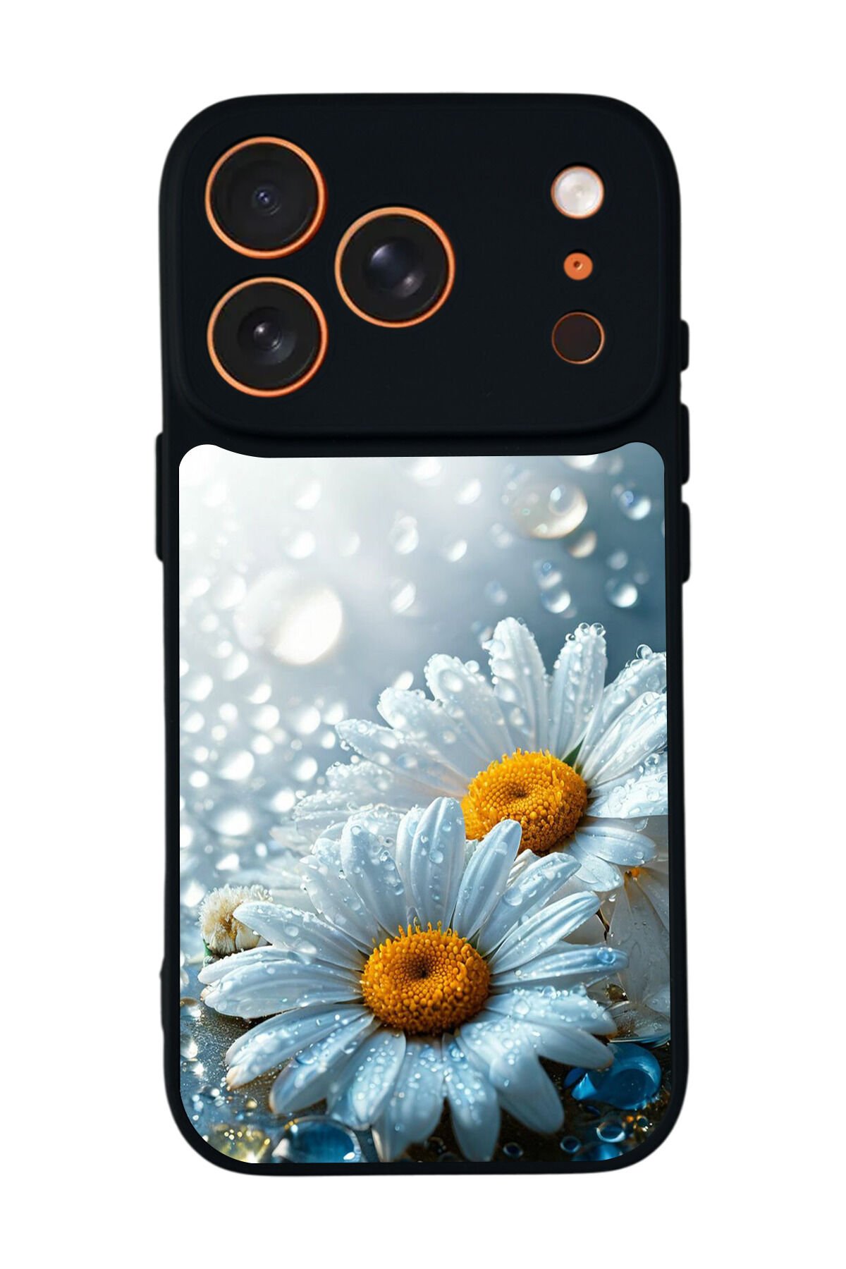 iPhone 17 Pro Max Uyumlu Cicek Tasarımlı Glossy Premium Kılıf