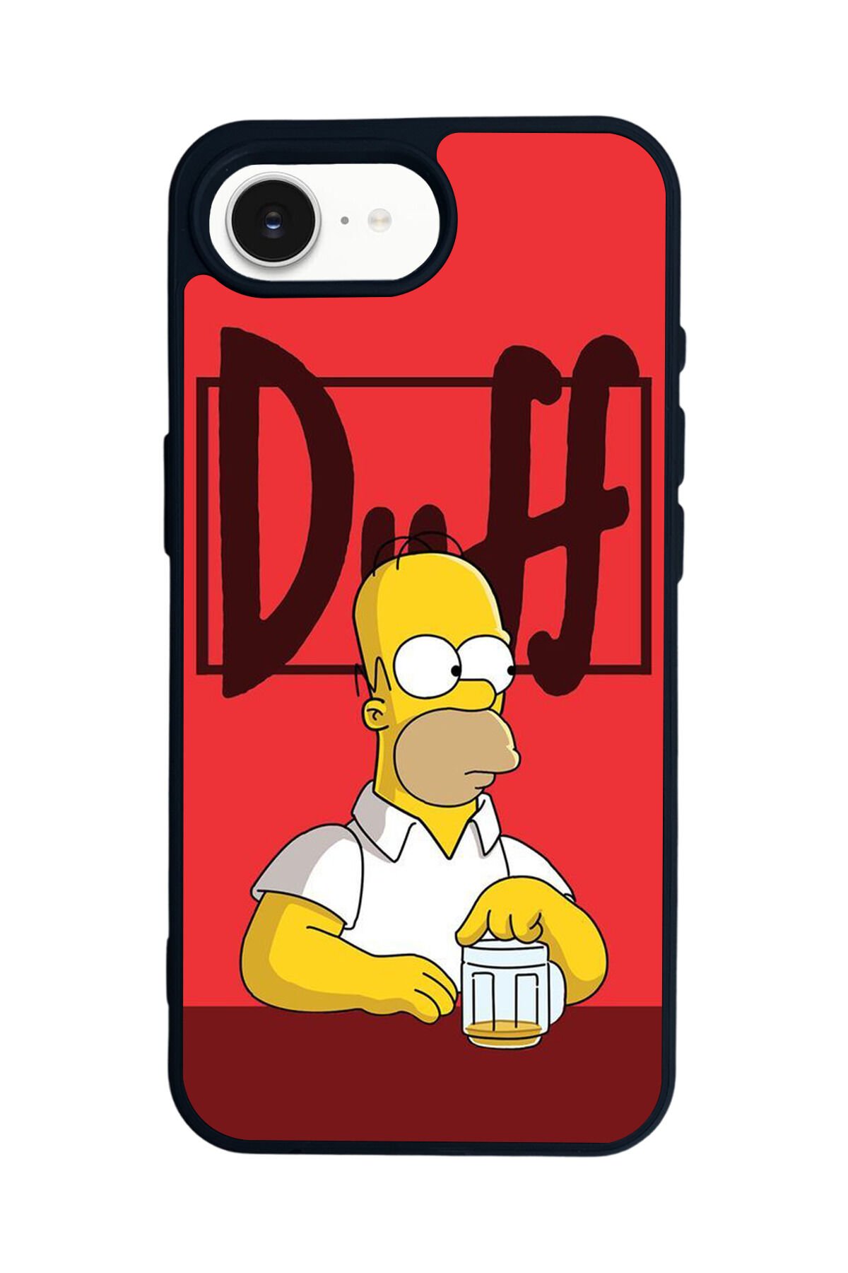 iPhone 16E Uyumlu The Simpsons Tasarımlı Glossy Premium Kılıf