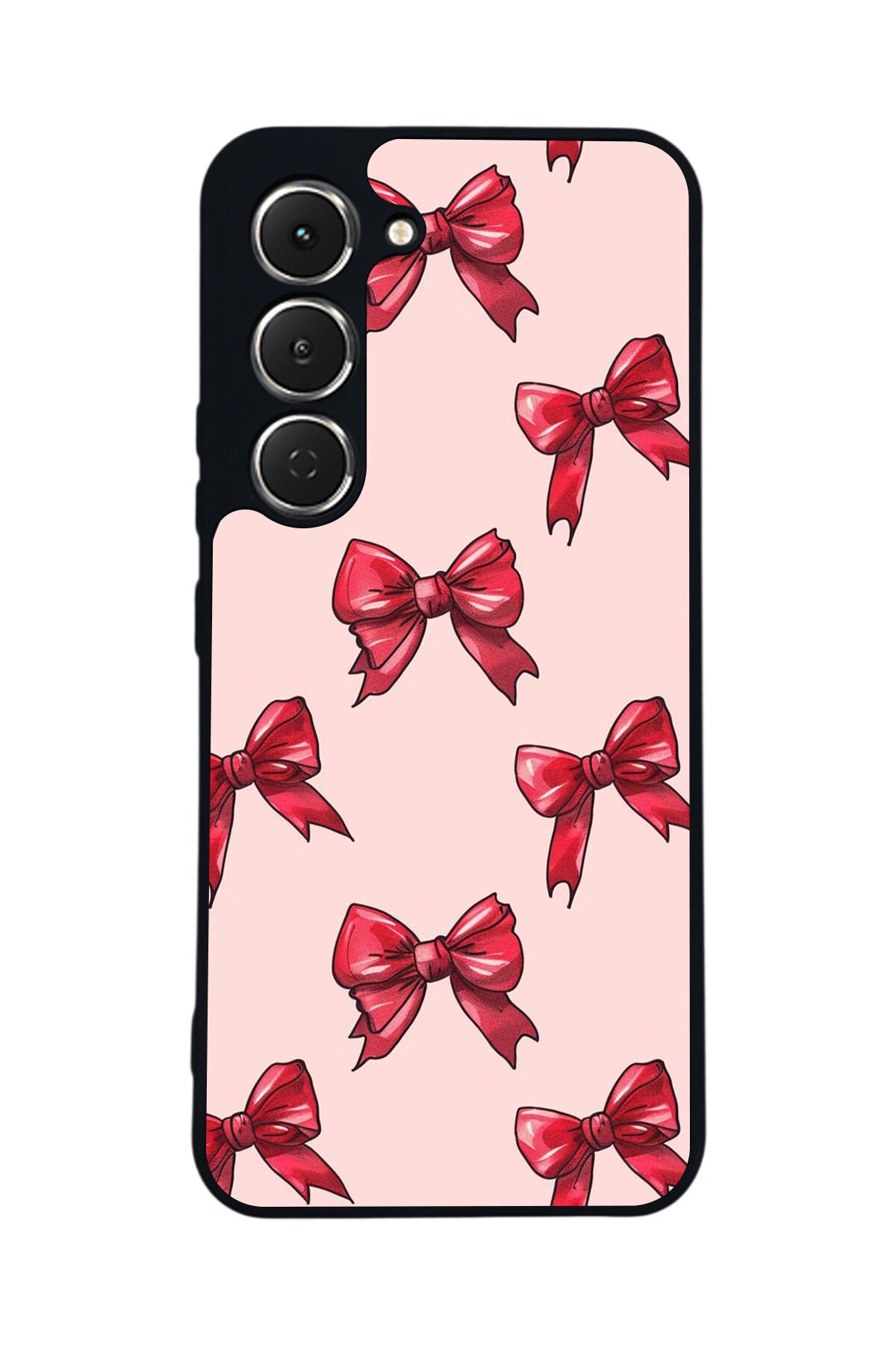 Tecno Spark 40 Pro Uyumlu Kurdele Tasarımlı Glossy Premium Kılıf