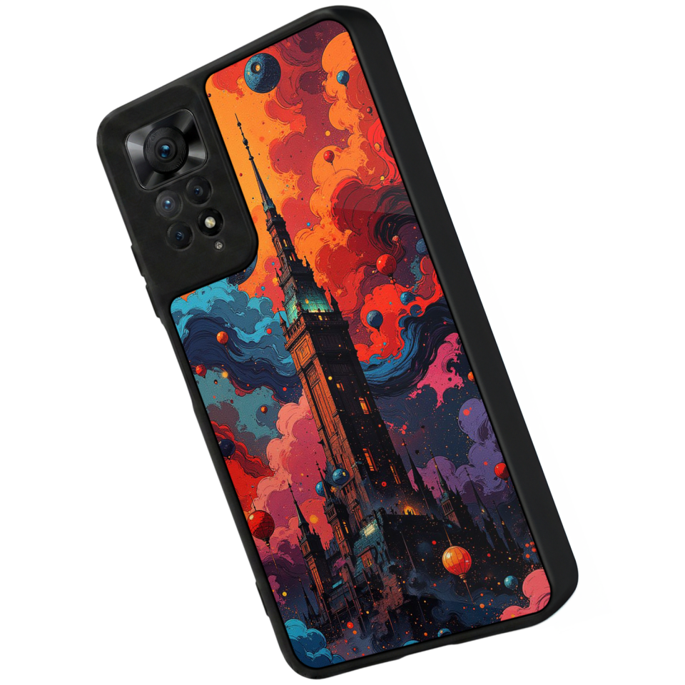 Xiaomi Redmi Note 11 Pro Uyumlu Abstract Tasarımlı Glossy Premium Kılıf