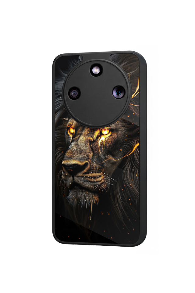 Honor Magic 8 Lite Uyumlu Aslan Tasarımlı Glossy Premium Kılıf