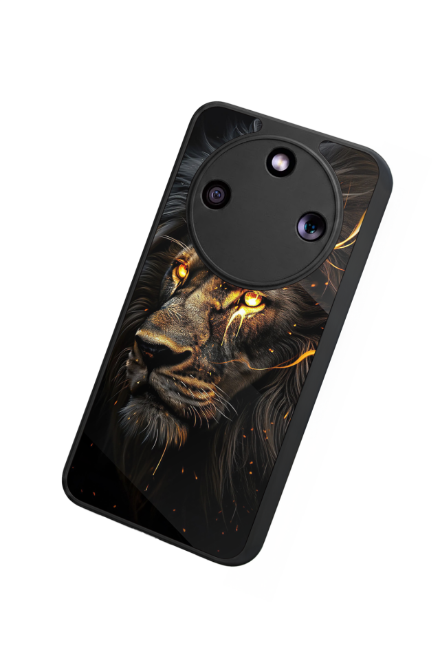 Honor Magic 8 Lite Uyumlu Aslan Tasarımlı Glossy Premium Kılıf