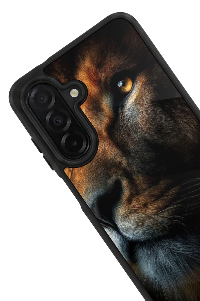 Samsung Galaxy A36 Uyumlu Aslan Tasarımlı Glossy Premium Kılıf