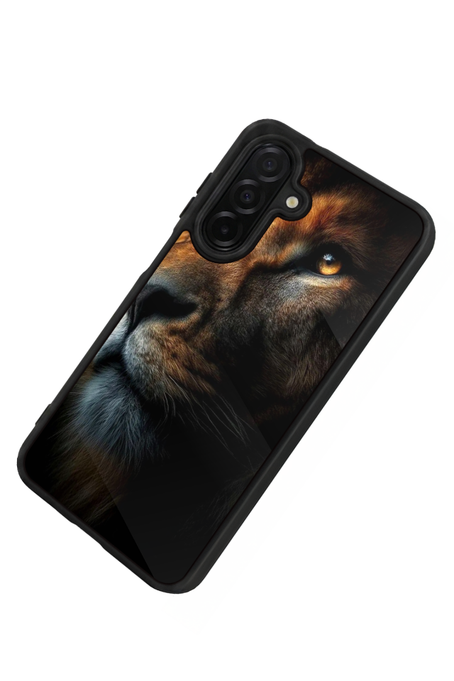 Samsung Galaxy A36 Uyumlu Aslan Tasarımlı Glossy Premium Kılıf