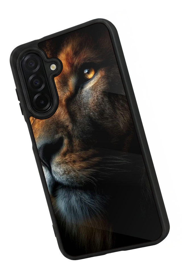 Samsung Galaxy A36 Uyumlu Aslan Tasarımlı Glossy Premium Kılıf