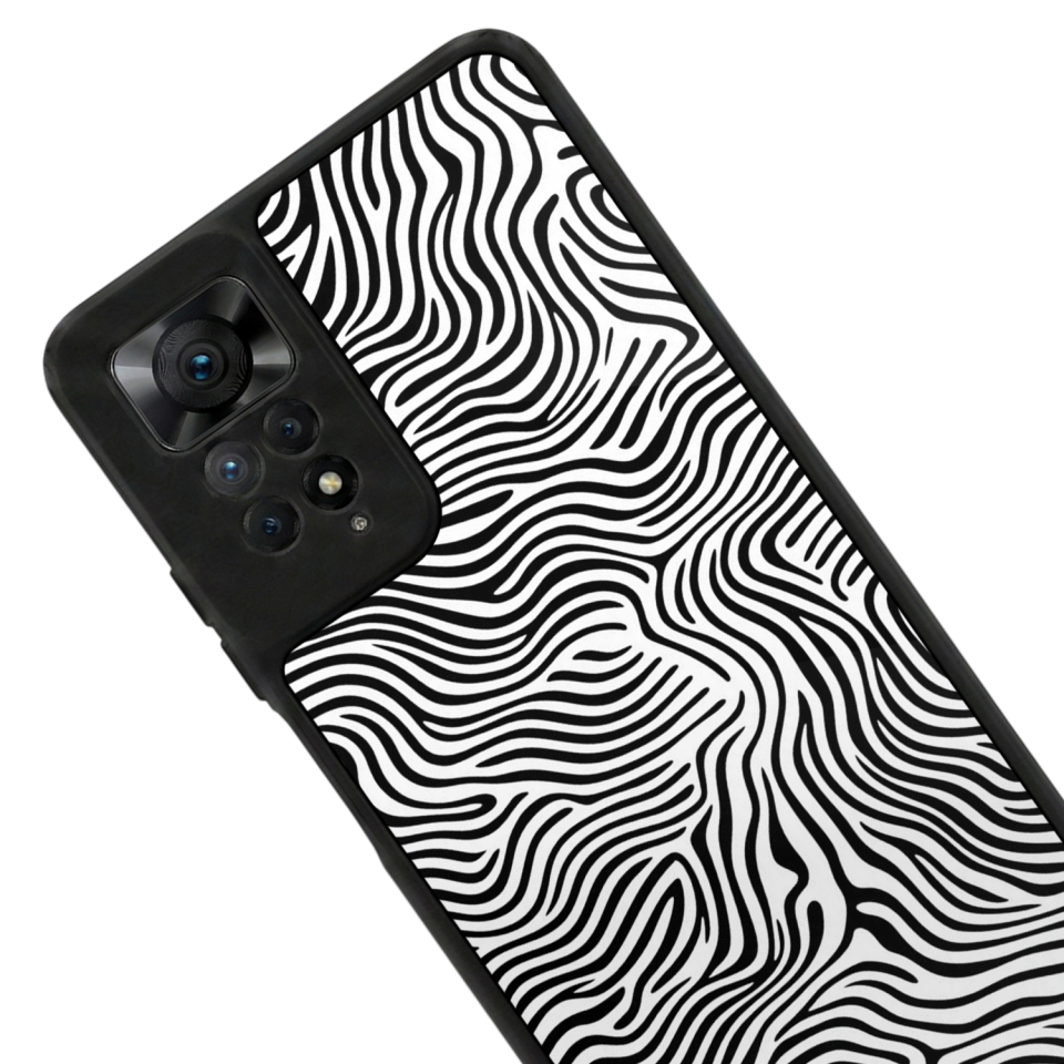 Xiaomi Redmi Note 12 Pro Uyumlu Çizgi Sanatı Tasarımlı Glossy Premium Kılıf