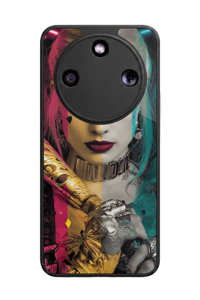 Honor Magic 8 Lite Uyumlu HarleyQueen Tasarımlı Glossy Premium Kılıf