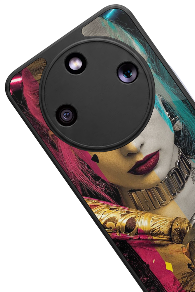 Honor Magic 8 Lite Uyumlu HarleyQueen Tasarımlı Glossy Premium Kılıf