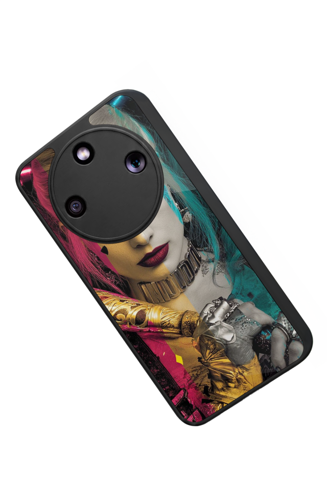 Honor Magic 8 Lite Uyumlu HarleyQueen Tasarımlı Glossy Premium Kılıf