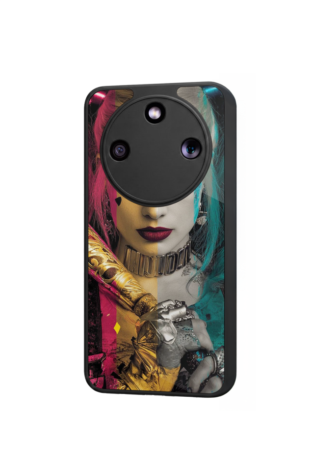 Honor Magic 8 Lite Uyumlu HarleyQueen Tasarımlı Glossy Premium Kılıf