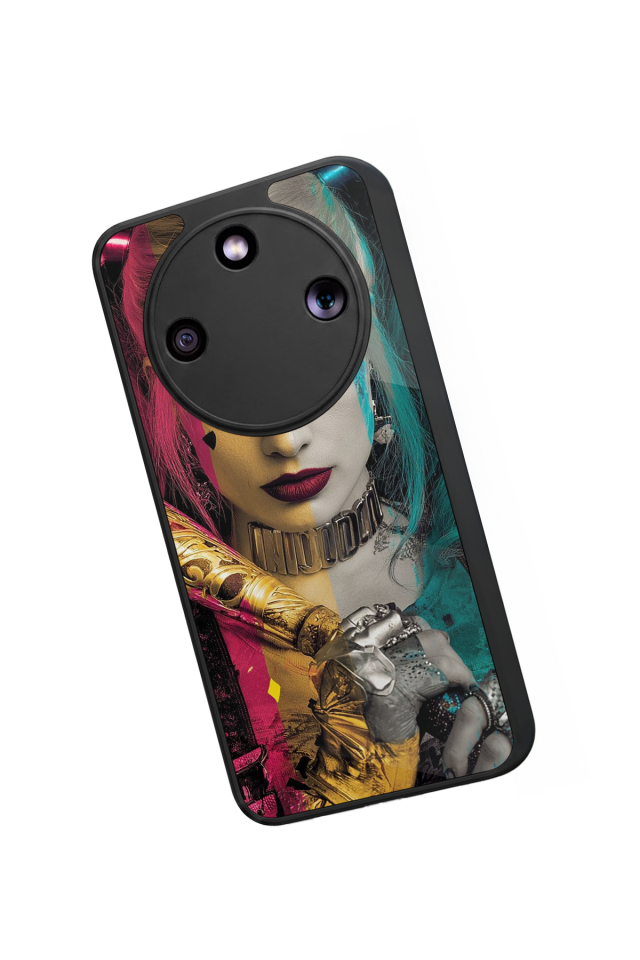 Honor Magic 8 Lite Uyumlu HarleyQueen Tasarımlı Glossy Premium Kılıf