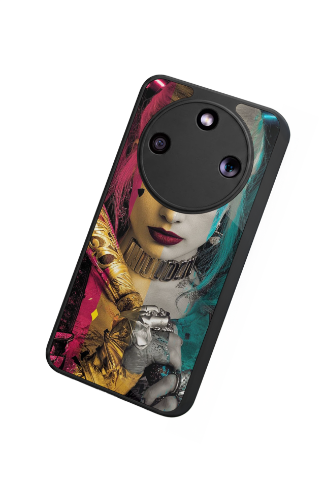 Honor Magic 8 Lite Uyumlu HarleyQueen Tasarımlı Glossy Premium Kılıf