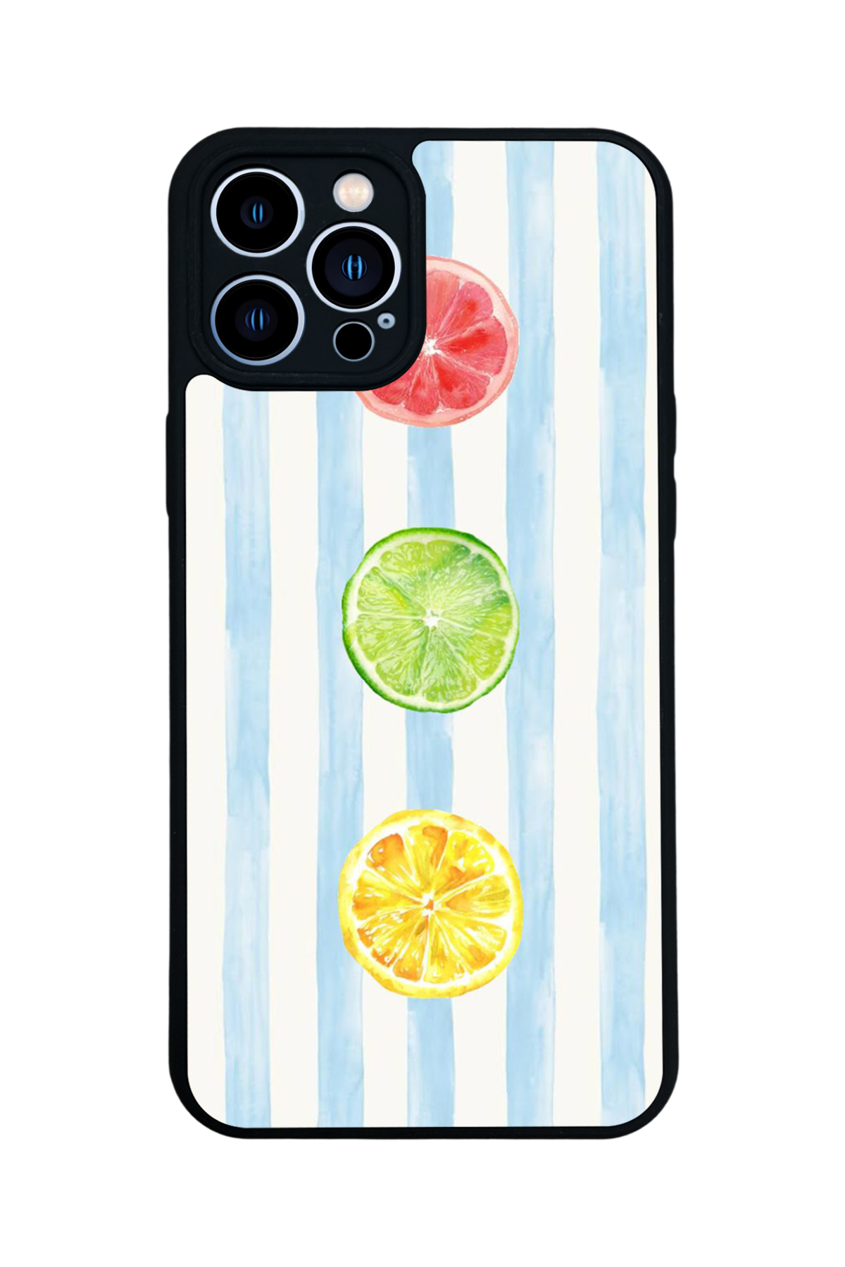 iPhone 13 Pro Max Uyumlu Limon Tasarımlı Glossy Premium Kılıf