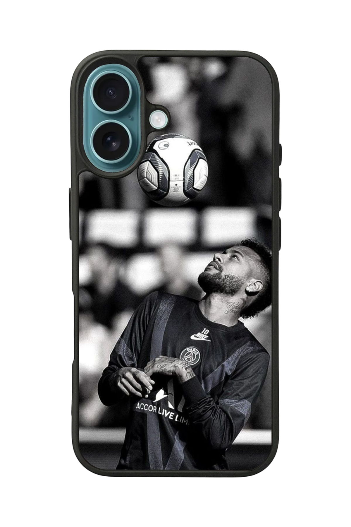 iPhone 16 Plus Uyumlu Neymar Tasarımlı Glossy Premium Kılıf