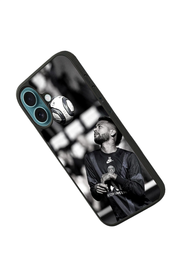 iPhone 16 Plus Uyumlu Neymar Tasarımlı Glossy Premium Kılıf
