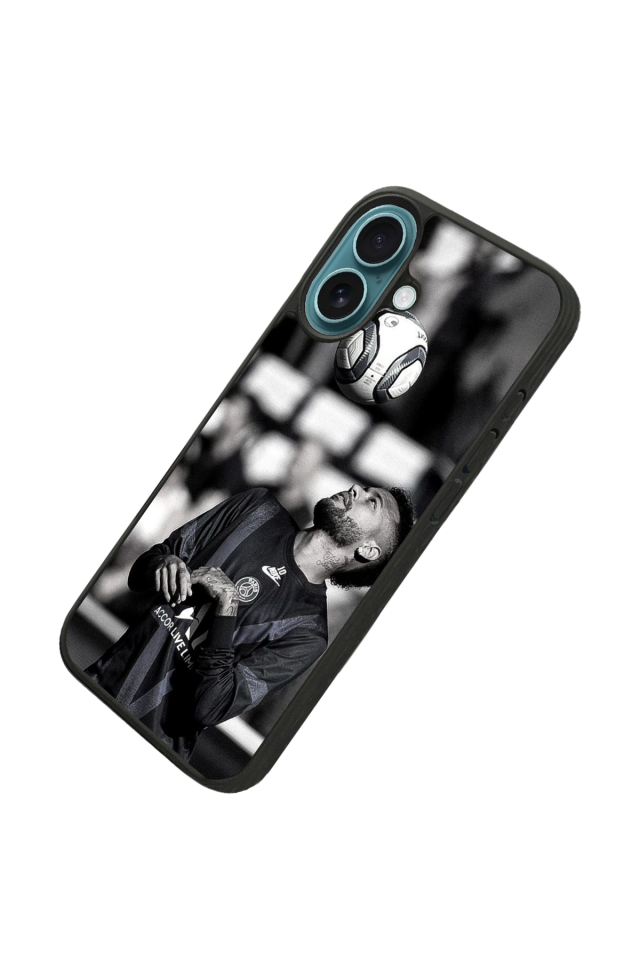 iPhone 16 Plus Uyumlu Neymar Tasarımlı Glossy Premium Kılıf