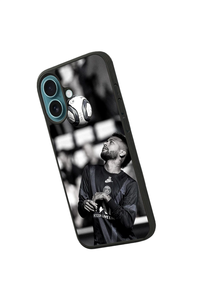 iPhone 16 Plus Uyumlu Neymar Tasarımlı Glossy Premium Kılıf