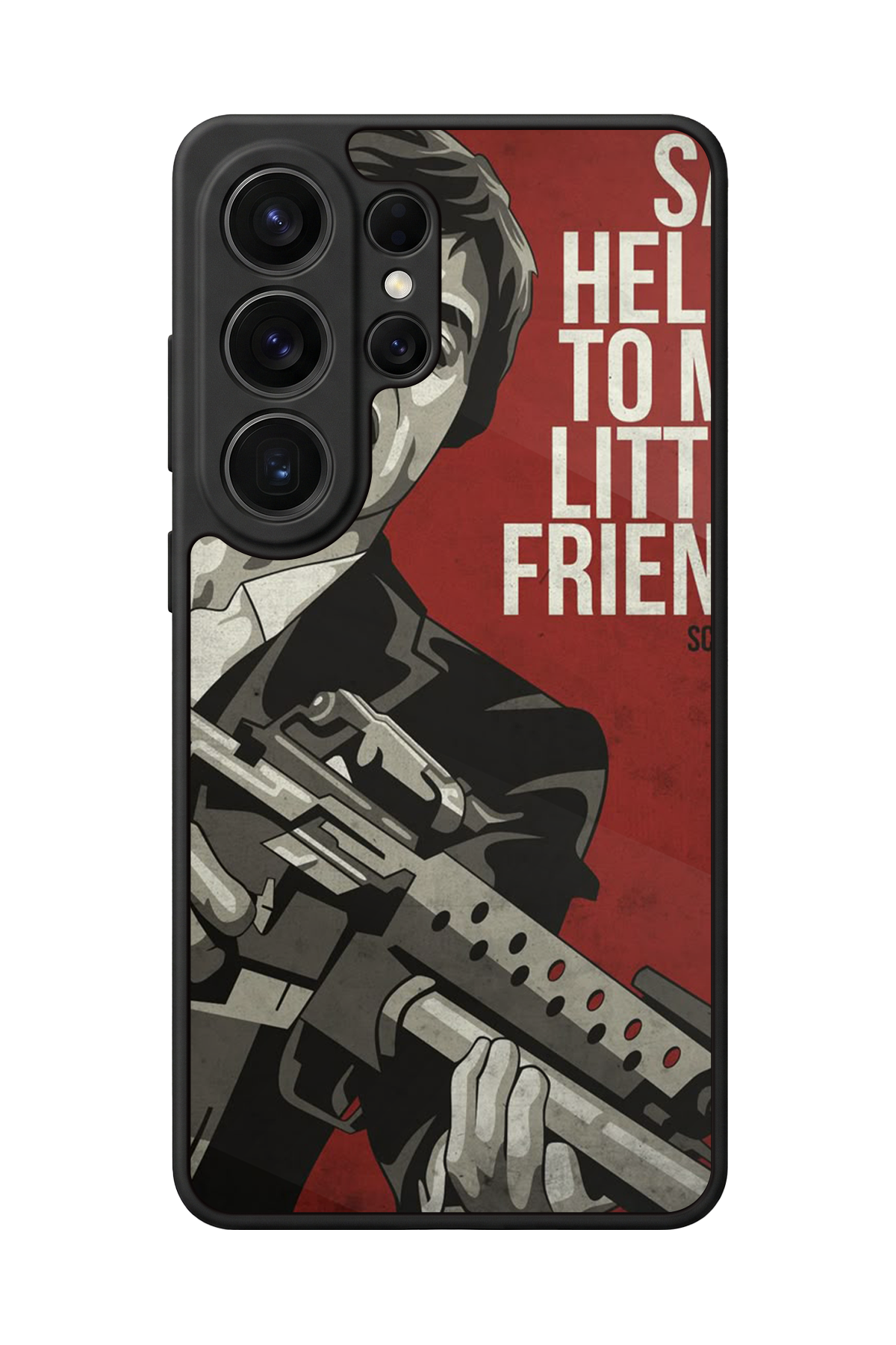 Samsung Galaxy S26 Ultra Uyumlu Scarface Tasarımlı Glossy Premium Kılıf