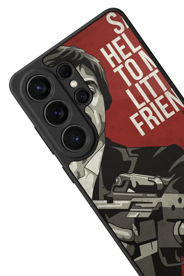 Samsung Galaxy S26 Ultra Uyumlu Scarface Tasarımlı Glossy Premium Kılıf